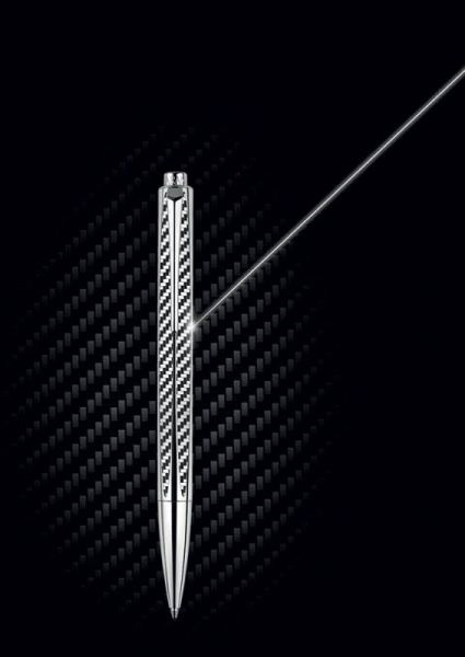 Шариковая ручка CARANDACHE RNX.316 Fiber Version (4580.083) сталь 316L гравировка
