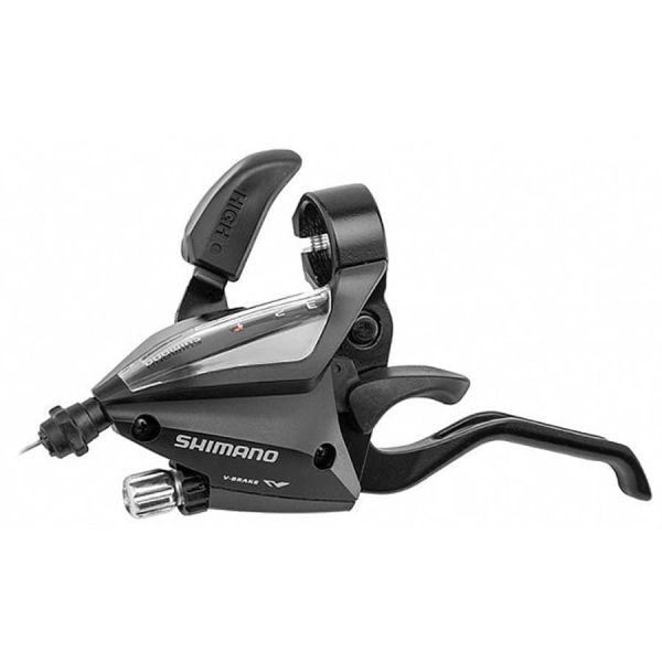 Шифтер Shimano Altus ST-EF500-L-2A левый, 2 пальца 3 ск.