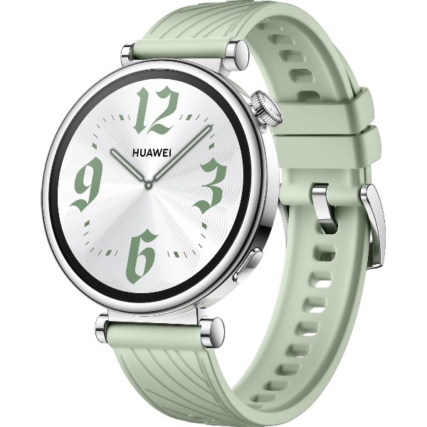 Умные часы Huawei Watch GT 4 Aurora-B19FG 2023 41.3 мм серебристый/зеленый [55020cer]